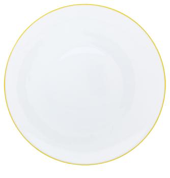 American dinner plate yellow lemon - Raynaud